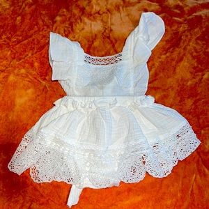 Boutique lace onesie